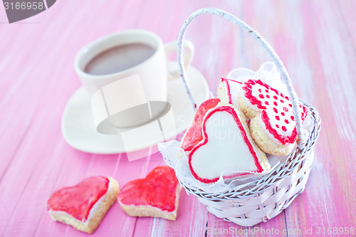 Image of cookies and cocoa drink