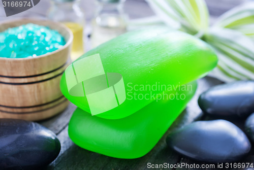 Image of soap and salt