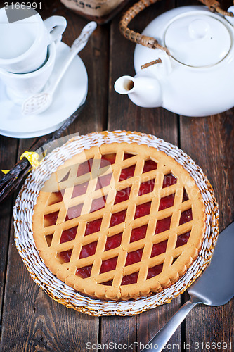 Image of Homemade cherry pie 