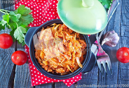 Image of braised cabbage