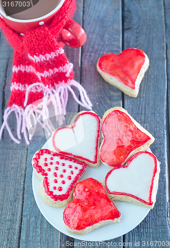 Image of cookies and cocoa drink