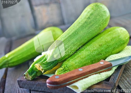 Image of raw zucchini