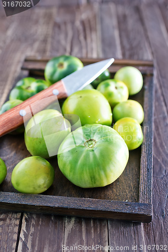 Image of green tomato