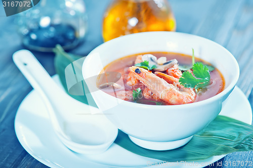 Image of fresh asian soup