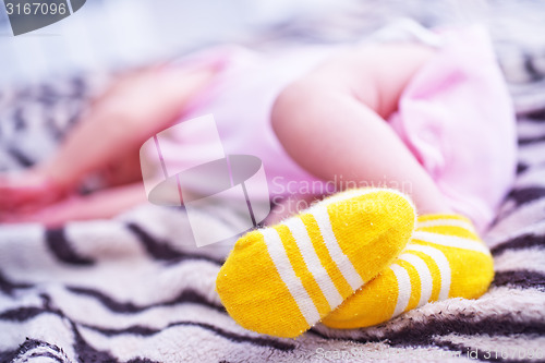 Image of bare feet baby