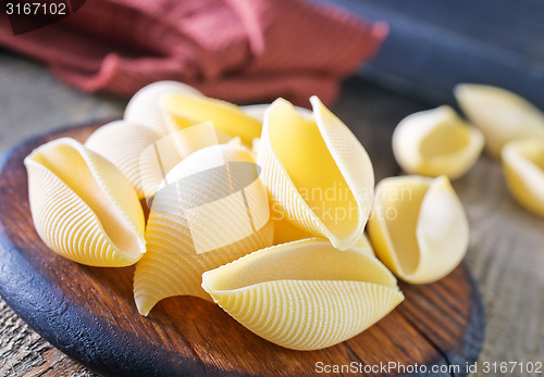 Image of raw pasta
