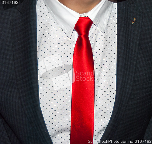 Image of red tie