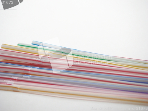 Image of Colored Straws 1