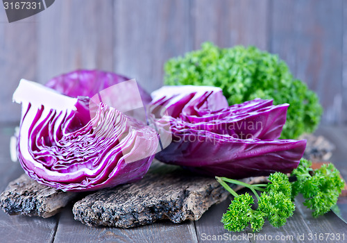 Image of blue cabbage