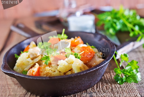 Image of fried vegetables