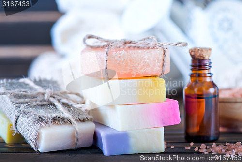 Image of objects for bath