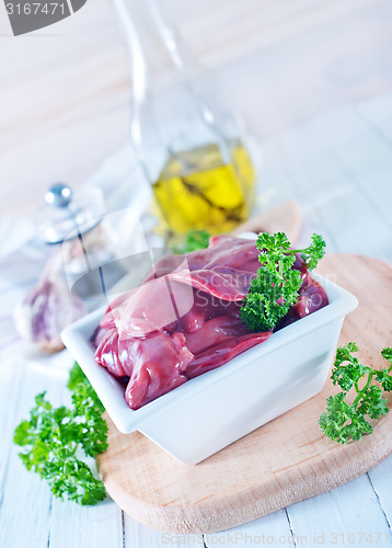 Image of raw liver