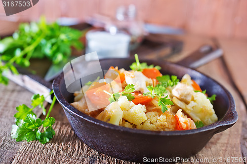 Image of fried vegetables