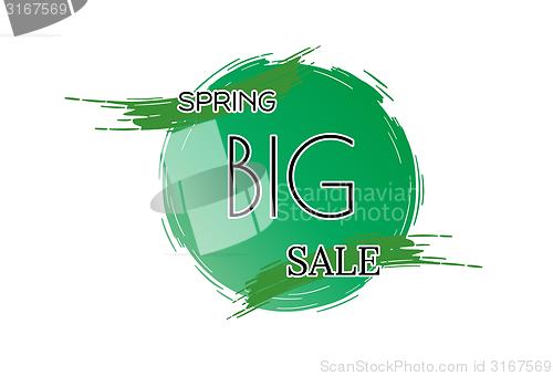 Image of spring sale vector background