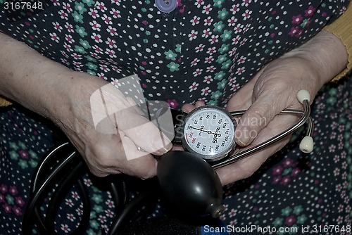 Image of pressure gauge human