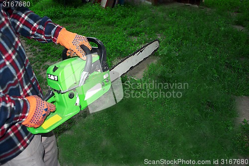 Image of chainsaw
