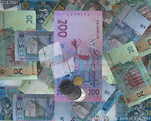 Image of currency hryvnia