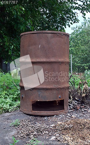 Image of iron barrel