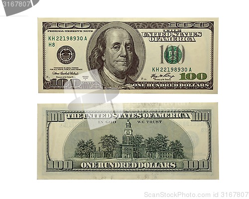 Image of one hundred dollars