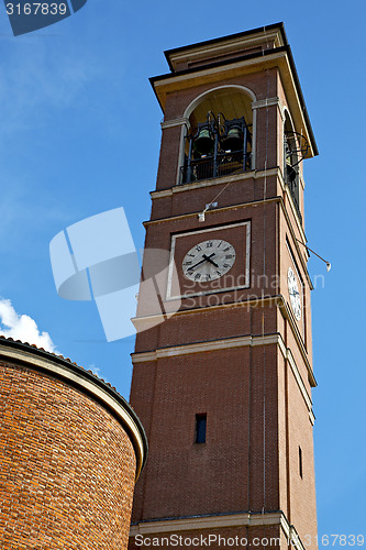Image of  sunny day    milan   old abstract in tile