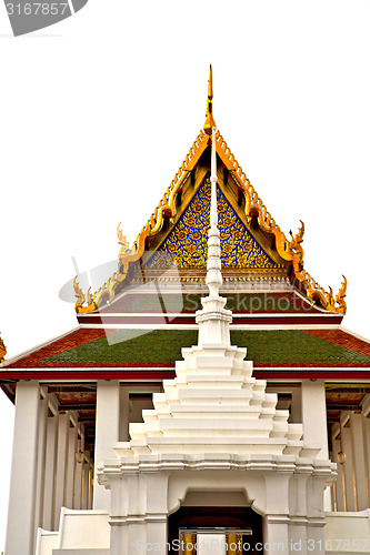 Image of roof  gold    temple   in    incision of the  