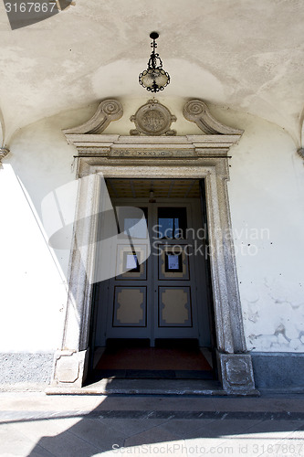 Image of europe  italy  lombardy        the milano old   street lamp 