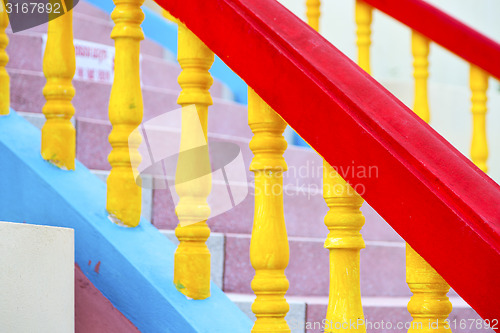 Image of   bangkok   thailand incision stairs and  