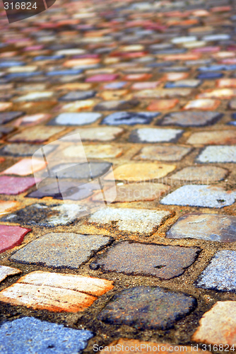 Image of Colorful cobblestones