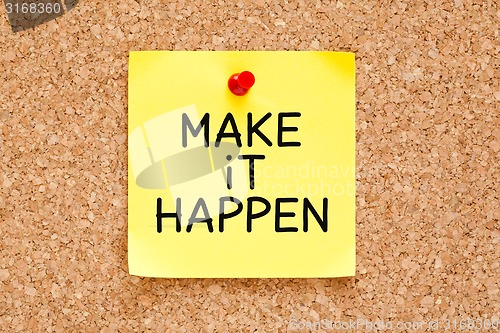 Image of Make it Happen Sticky Note