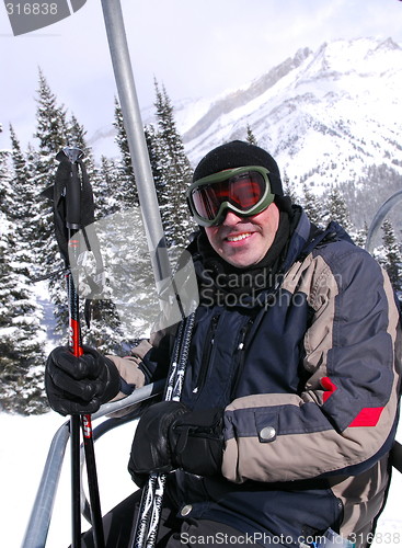 Image of Happy skier