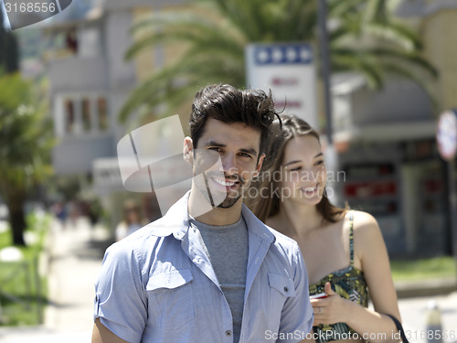 Image of Young couple in love