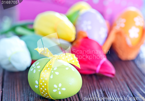 Image of easter eggs