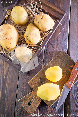 Image of raw potato