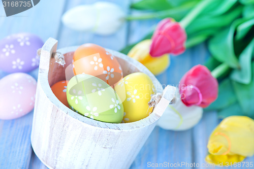 Image of easter eggs