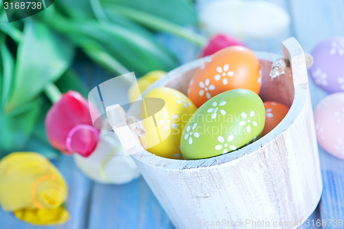 Image of easter eggs