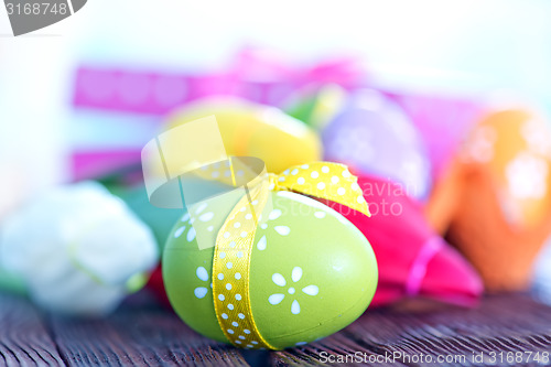 Image of easter eggs