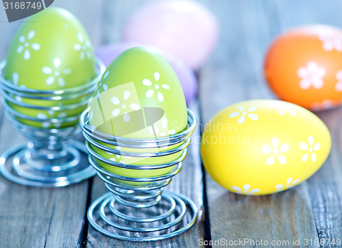 Image of easter eggs