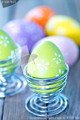 Image of easter eggs