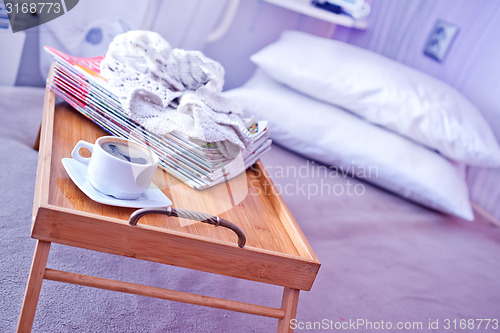 Image of coffee on tray