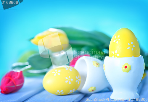 Image of easter eggs