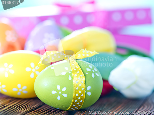 Image of easter eggs