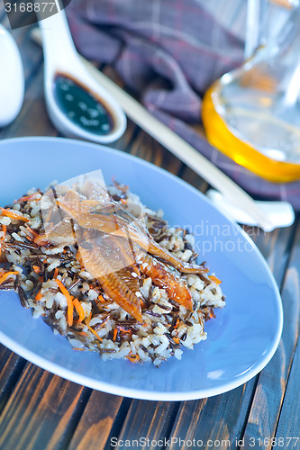 Image of fried eel with rice