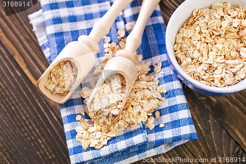 Image of oat flakes