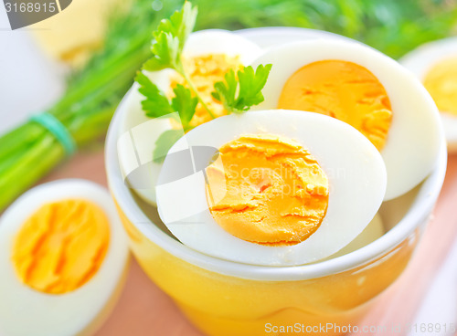 Image of boiled eggs