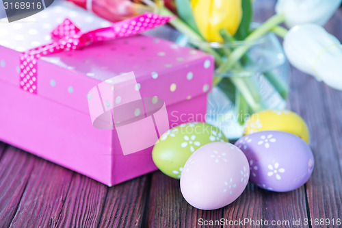 Image of easter eggs