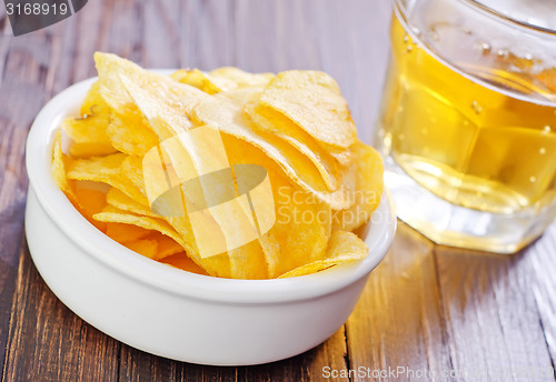 Image of chips from potato