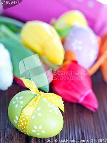 Image of easter eggs