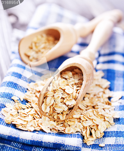 Image of oat flakes