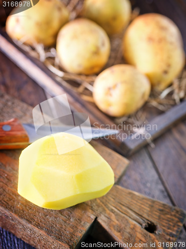 Image of raw potato