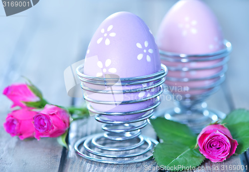 Image of easter eggs